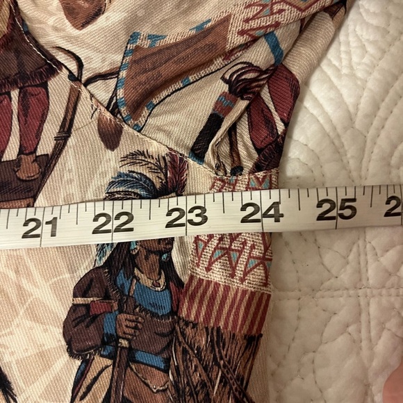 Double D Ranchwear Tobacco Salesman Top, size 1X - Picture 6 of 12